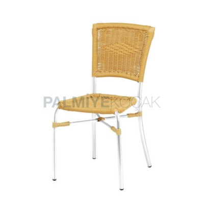 Aluminum Braided Cafe Chair - alg22